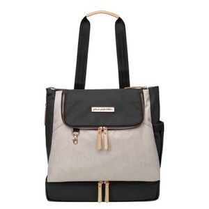 Petunia Picklebottom Pivot Diaper Bag Sand/Black